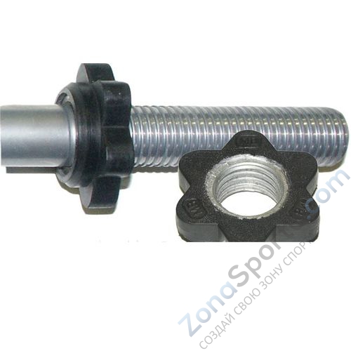 Гриф MB Barbell MB-BarM30-1500B прямой, втулка 30 мм