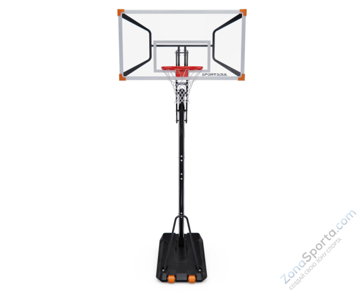 Баскетбольная мобильная стойка DFC Sportsoul 137х84х0,3 см