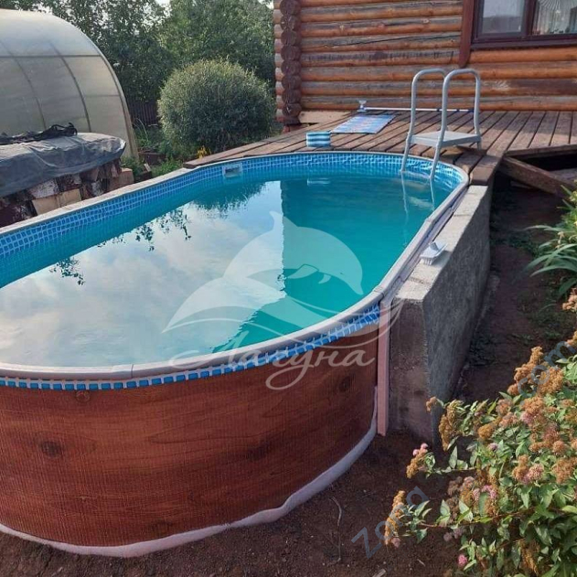 Бассейн Лагуна ТМ565 овальный 5 х 2,5 х 1,25 м