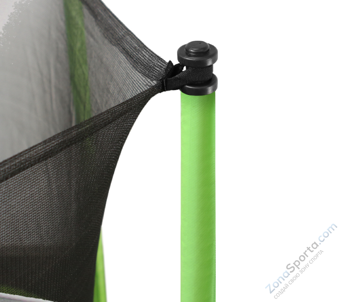 Батут Arland 16FT с внутренней страховочной сеткой и лестницей (Light green)