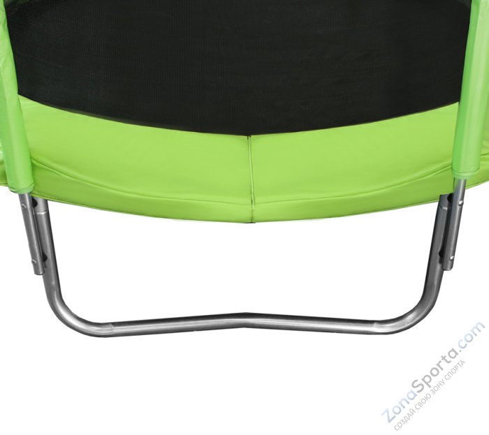 Батут Arland 6FT с внешней страховочной сеткой и лестницей (Light green)