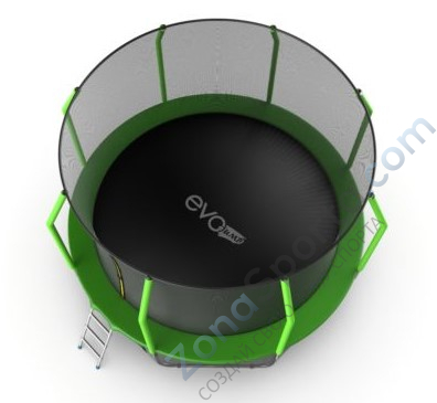 Батут Evo Jump Cosmo 12ft (Green) с нижней сетью Батут Evo Jump Cosmo 12ft (Green) с нижней сетью