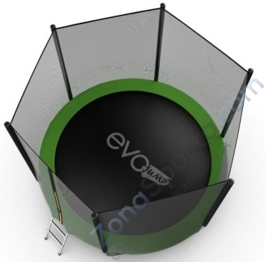 Батут Evo Jump External 10ft (Green) с нижней сетью