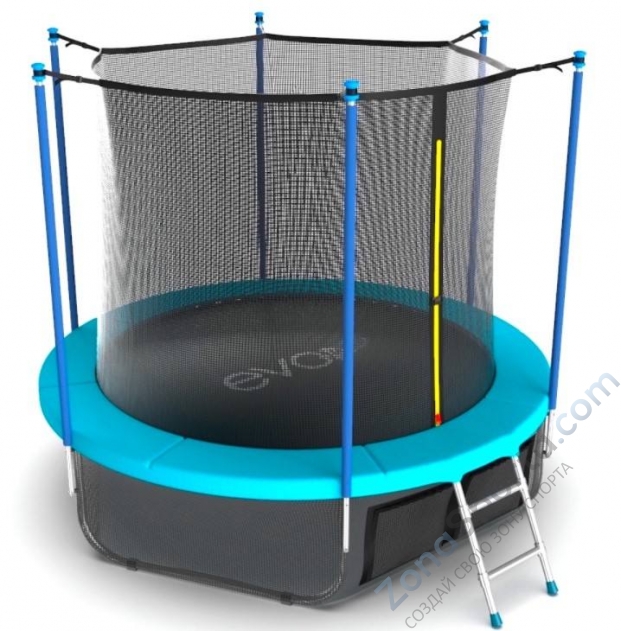 Батут Evo Jump Internal 12ft (Wave) с нижней сетью