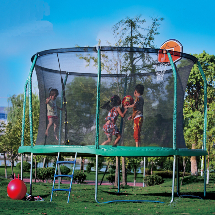 Батут с защитной сеткой Perfetto Sport 12 Dynamics диаметр 3,7 м Батут с защитной сеткой Perfetto Sport 12 Dynamics диаметр 3,7 м