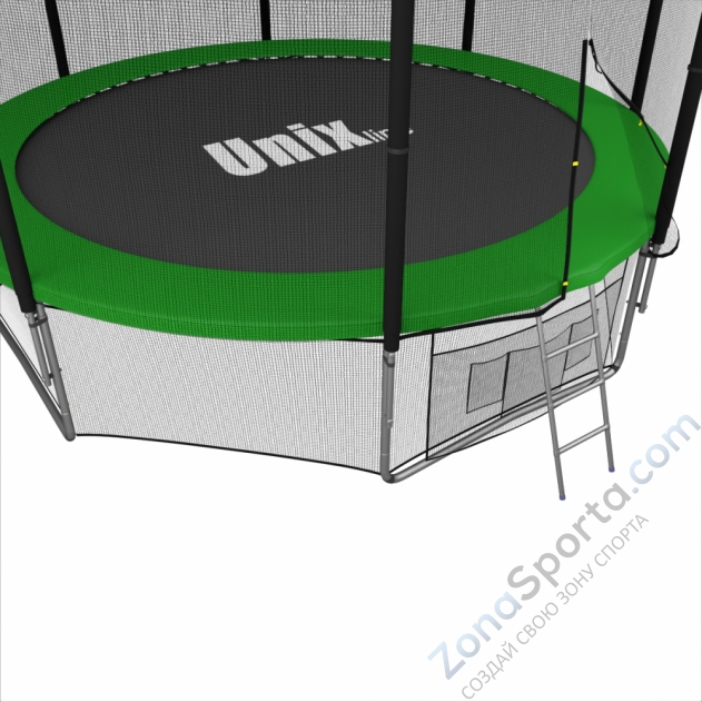 Батут Unix line 14 ft outside (Green)