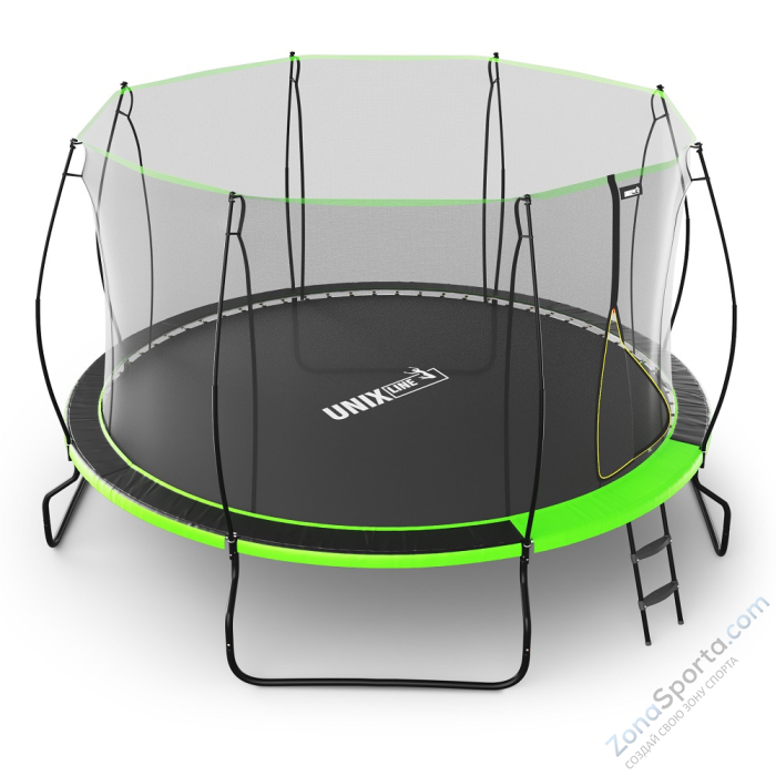 Батут Unix Line 12 ft UFO Green Батут Unix Line 12 ft UFO Green
