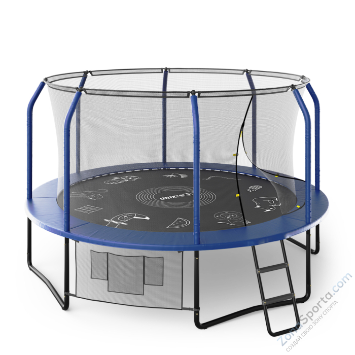 Батут UNIX line Supreme Game 12 ft (blue) TRUSUG12BL Батут UNIX line Supreme Game 12 ft (blue) TRUSUG12BL