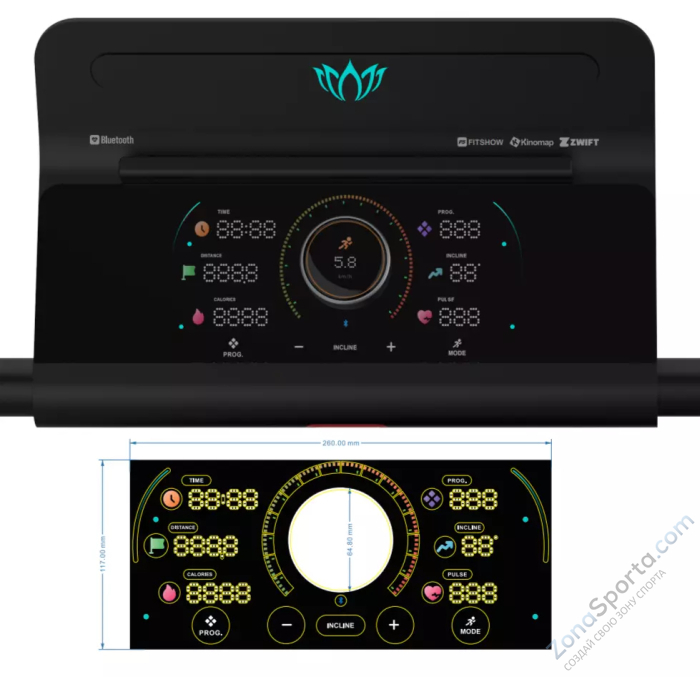 Беговая дорожка Aura Labs Meridian