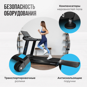 Беговая дорожка полукоммерческая Oxygen Fitness Argon LED Pro