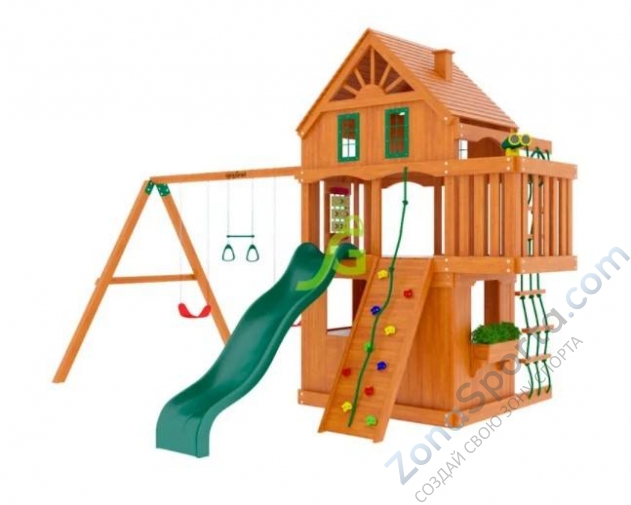 Деревянная детская площадка для дачи Igragrad Шато 2