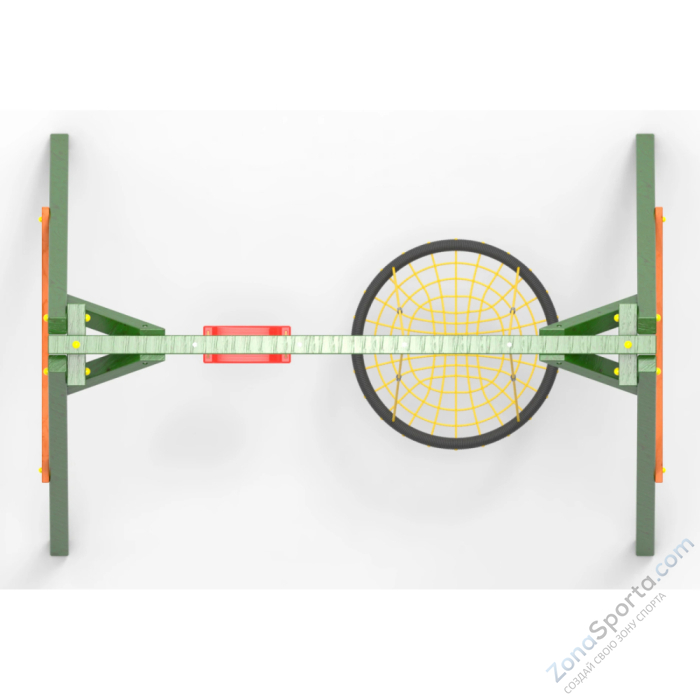 Деревянные качели Пикник 2 Вега (качели гнездо 1м качели долька) Деревянные качели Пикник 2 Вега (качели гнездо 1м качели долька)