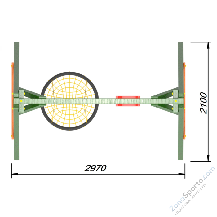 Деревянные качели Пикник 2 Вега (качели гнездо 1м качели долька) Деревянные качели Пикник 2 Вега (качели гнездо 1м качели долька)