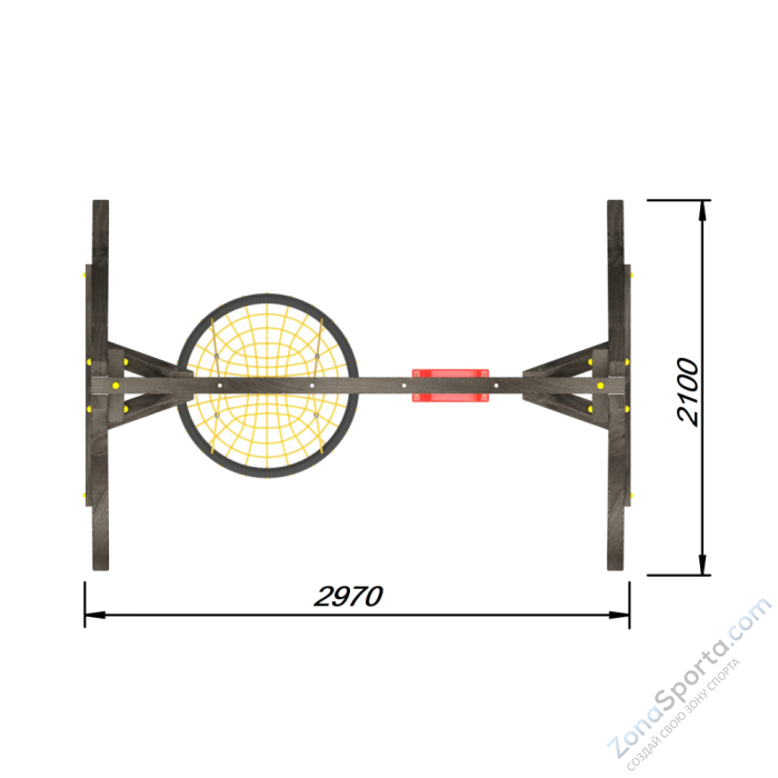 Деревянные качели Пикник 2 Black (качели гнездо 1м качели долька) Деревянные качели Пикник 2 Black (качели гнездо 1м качели долька)