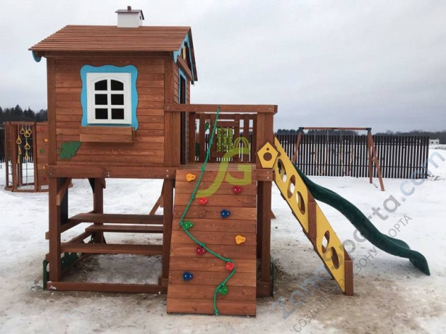 Детская деревянная площадка IgraGrad Домик 2 Совёнок