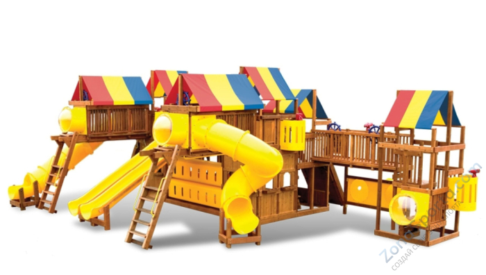 Детская игровая площадка Rainbow Play System Мегаполис Тент (Megapolis RYB)