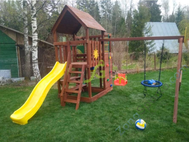 Детская площадка IgraGrad Крафт Pro 3 (скат 2.2)