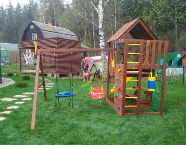 Детская площадка IgraGrad Крафт Pro 3 (скат 2.2)