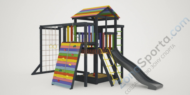 Детская площадка Савушка 4 (Black Edition)