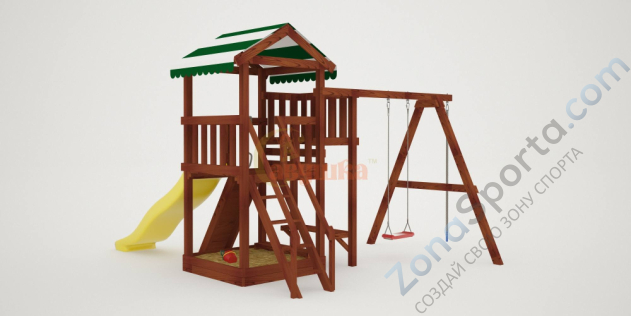 Детская площадка Савушка Мастер 1 (Махагон)