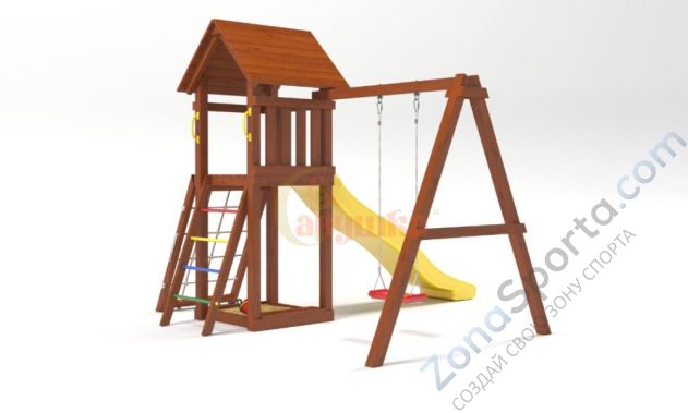 Детская площадка Савушка Мастер 7 (Махагон)