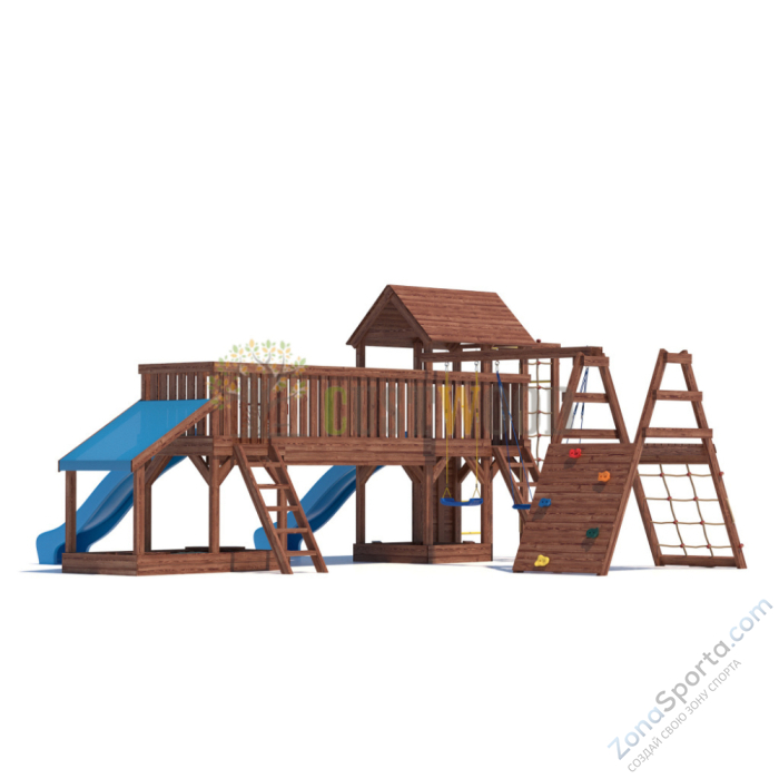 Детская деревянная игровая площадка для улицы дачи CustWood Scout SC12