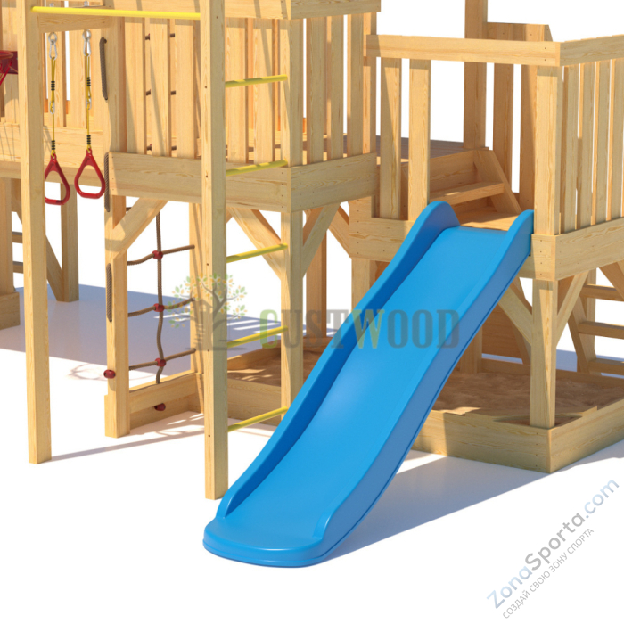 Детская деревянная игровая площадка для улицы дачи CustWood Scout S13