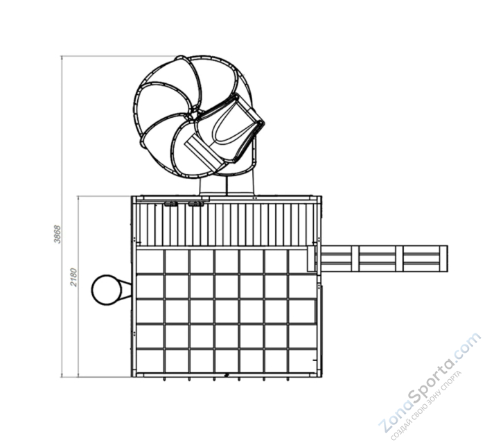 Детская игровая площадка IgraGrad К1