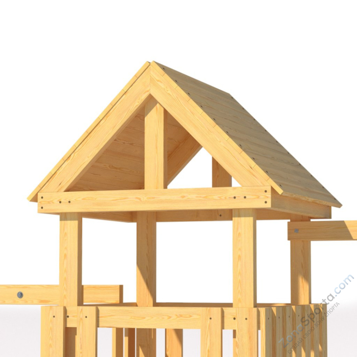 Детская площадка CustWood Junior J3 с деревянной крышей 