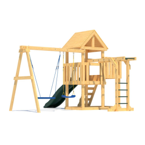 Детская площадка CustWood Junior J5 с деревянной крышей