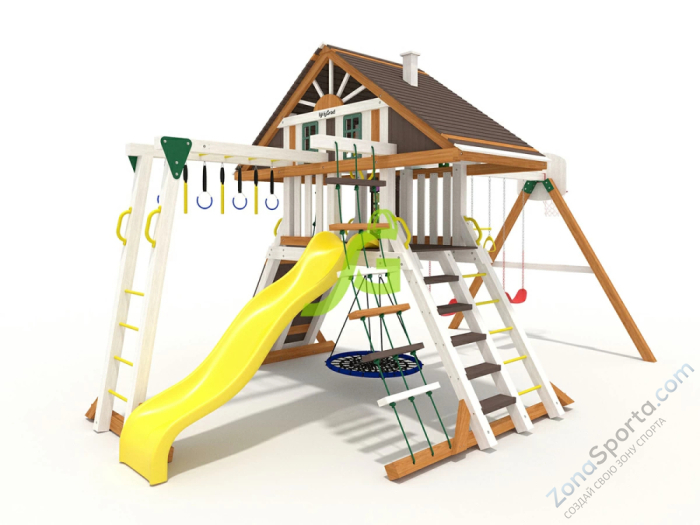 Детская площадка IgraGrad Крепость Фани с рукоходом (Домик) мод.2