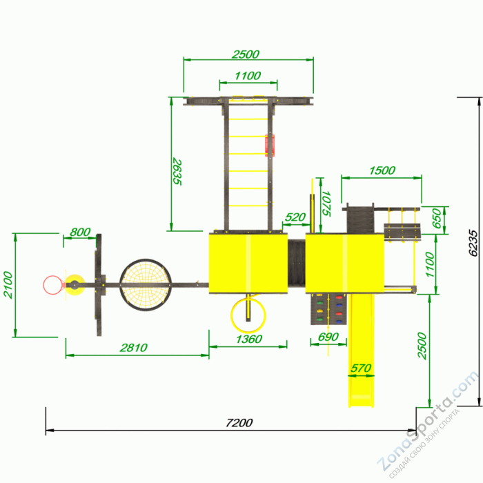 Детская площадка Пикник Black Пацифик