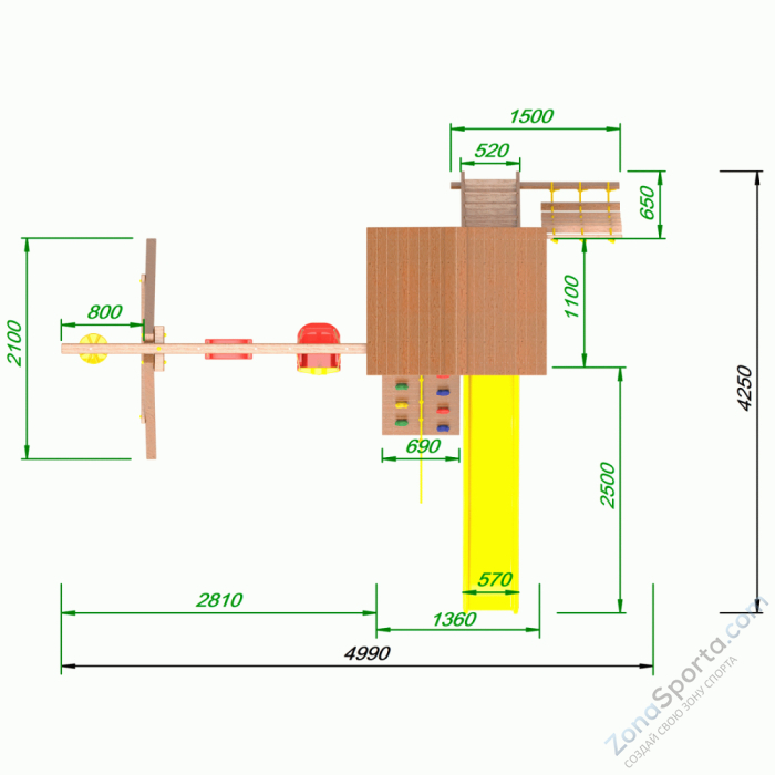 Детская площадка Пикник Оптимус Д
