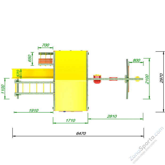 Детская площадка Пикник Вега Неверлэнд