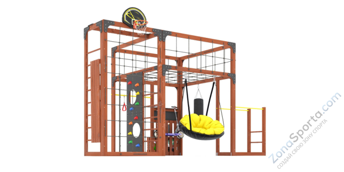 Детская площадка Савушка Куб-2 (Махагон)