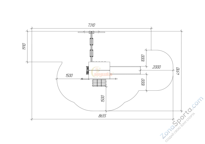 Детская площадка Савушка TooSun (Тусун) 7