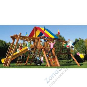 Детская игровая площадка Rainbow Play Systems Американ Кастл III Тент (American Castle Package III RYB)