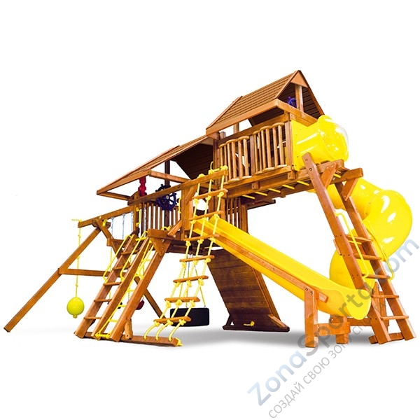 Детская игровая площадка Rainbow Play Systems Саншайн Кастл V Делюкс ДК (Sunshine Castle V WR Deluxe)