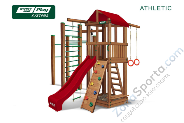 Детский городок SLP Systems Athletic премиум Кедр