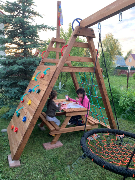 Детский городок Выше Всех Мини с горкой