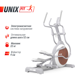 Эллиптический тренажер Unix Fit MV-850 (Manual Incline) Wood