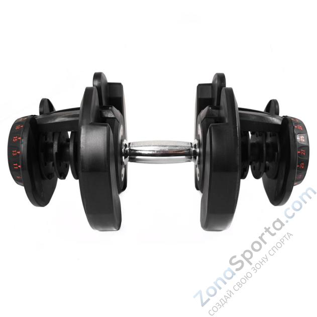 Гантель с регулировкой веса Liveup LS2315 (5-40 кг)