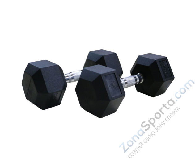 Гантели гексагональные 2 шт. по 5 кг DFC DB001-5