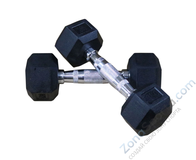 Гантели гексагональные 2 шт. по 6 кг DFC DB001-6