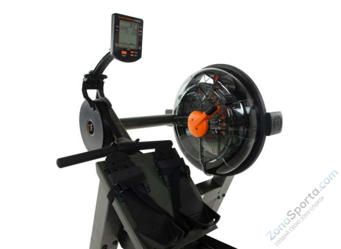 Гребной тренажер FluidPowerROW Grey