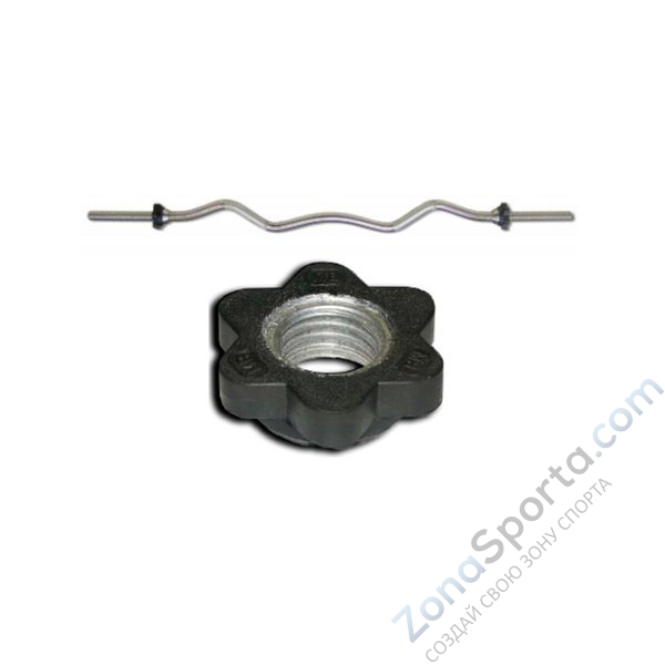 Гриф MB Barbell MB-BarM25-WB W-образный, втулка 25 мм