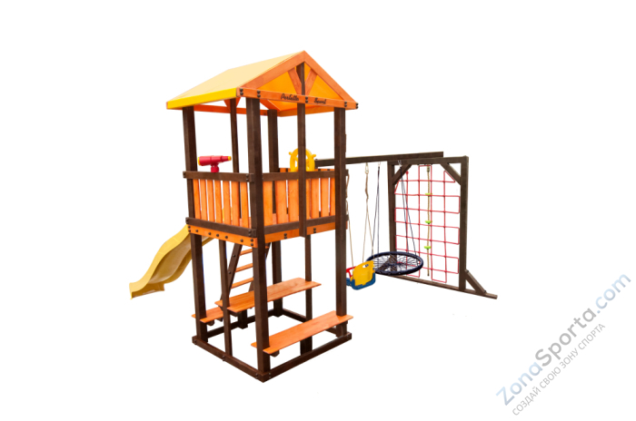 Игровой комплекс Perfetto sport Bari-9 + качели Паутина