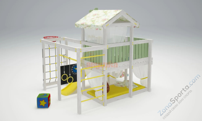 Игровой комплекс Савушка Baby 8 оливковый