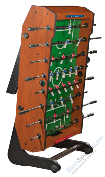 Игровой стол - футбол складной Maccabi (орех)