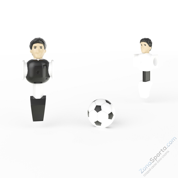 Игровой стол Unix Line Футбол - Кикер (140х74 cм) Black